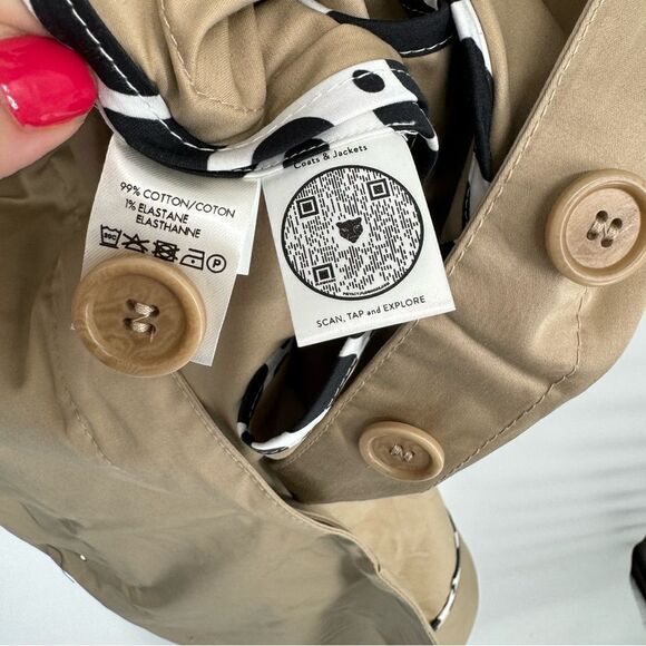 Revolve x LITA by Ciara Belted Trench Coat in Angora NWT Sz XS - Picture 11 of 11